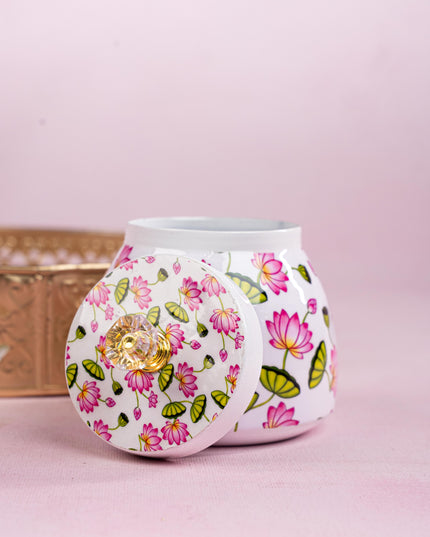 Navratri Combo: Metal Tray Set with Trousseau Packing - WGC0075