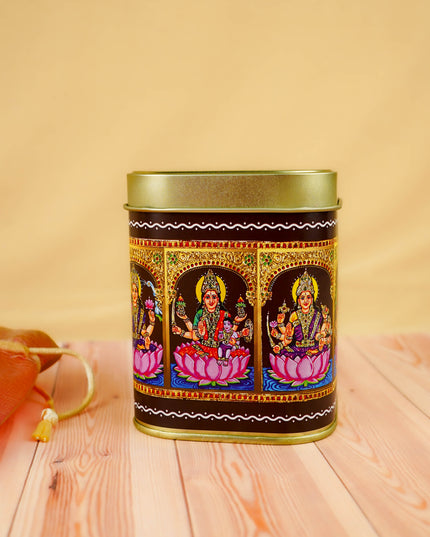 Combo - Ashtalakshmi Tin, Bangles with String Bag - WGC0093