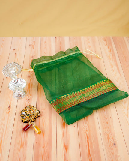Combo - Peacock Diya, Annapakshi Haldi with String Bag - WGC0094
