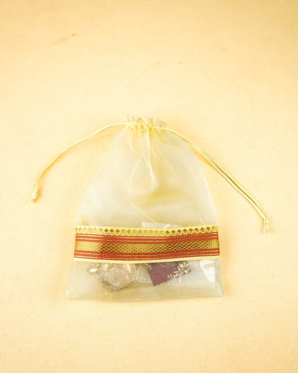 Combo - Kubera Diya, Lotus Haldi with String Bag - WGC0094