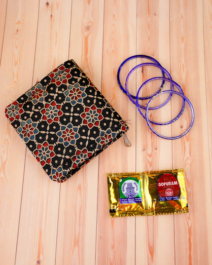 Combo - Printed Purse with Bangles Set - WGC0095