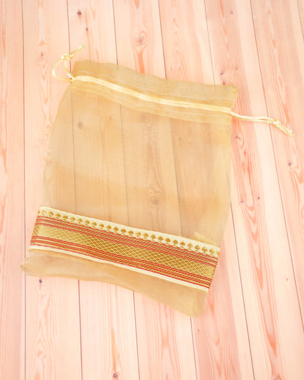 Combo: Diya, Elephant Haldi Kumkum with String Bag - WGC0097