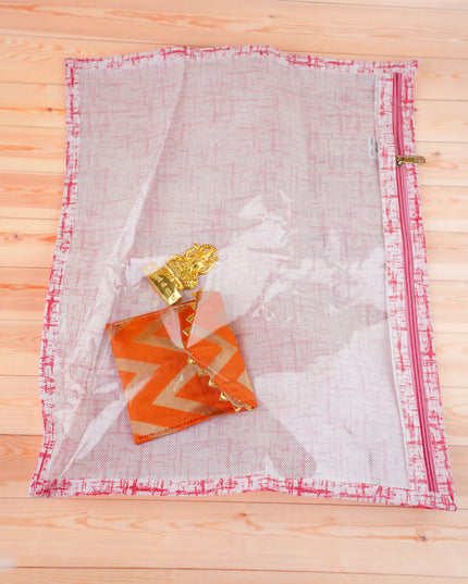 Combo: Saree Cover, Lakshmi Idol with Designer Haldi Kumkum Purse - WGC0103