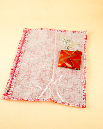 Combo: Saree Cover, Saraswathi Idol with Designer Haldi Kumkum Purse - WGC0103