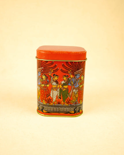 Combo: Pichwai Tin, Haldi Kumkum with Pichwai String Bag - WGC0104