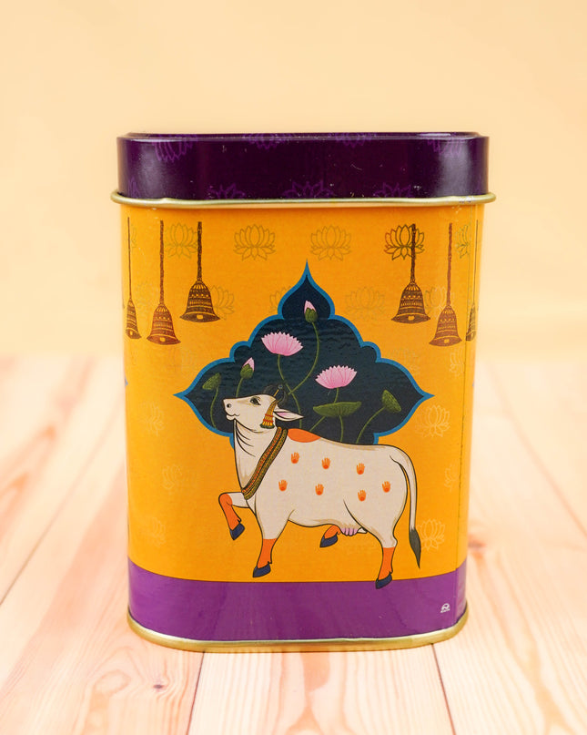 Combo: Pichwai Tin, Haldi Kumkum with Pichwai String Bag - WGC0104