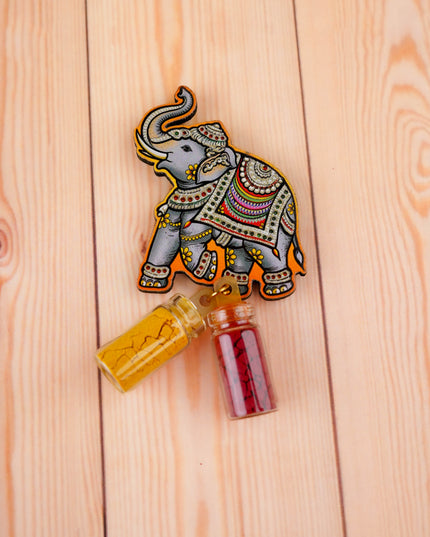 Combo: Pouch with Diya & Haldi Kumkum - WGC0108