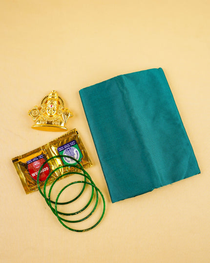 Combo: Murti Balaji Idol with Blouse Bit and Manjal Kumkum - WGC0110
