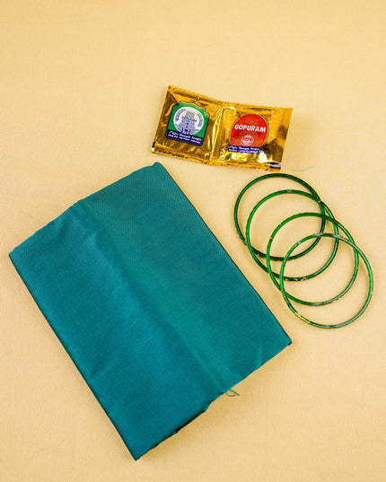 Combo: Murti Balaji Idol with Blouse Bit and Manjal Kumkum - WGC0110