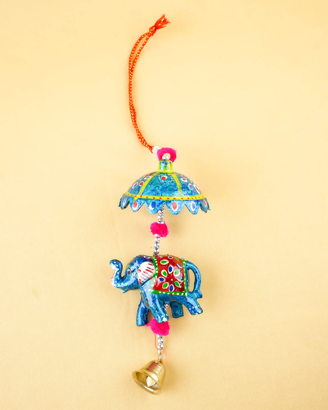 Combo: Digital Printed Handbag with Elephant Thoran & Elephant Haldi Kumkum - WGC0113