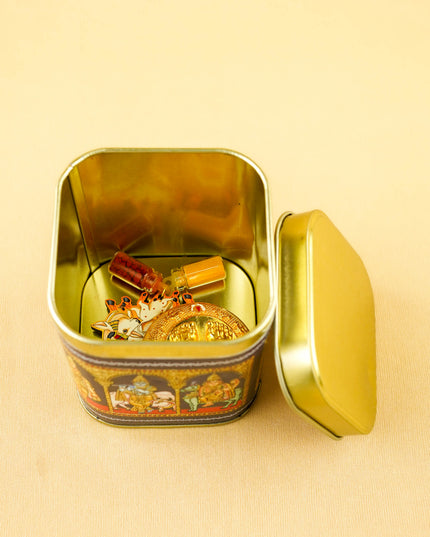 Combo: Dasavatharam Tin with Pichwai Haldi Kumkum & Tirupathi Balaji Paduka - WGC0114