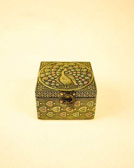 Combo: Baby Murugar Jute Bag with Dry Fruit Box, Murugan Vel & Haldi Kumkum - WGC0117