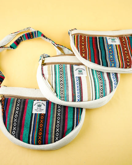 Combo: Jacquard Sling Bag with Bangle Manjal Kumkum - WGC0153