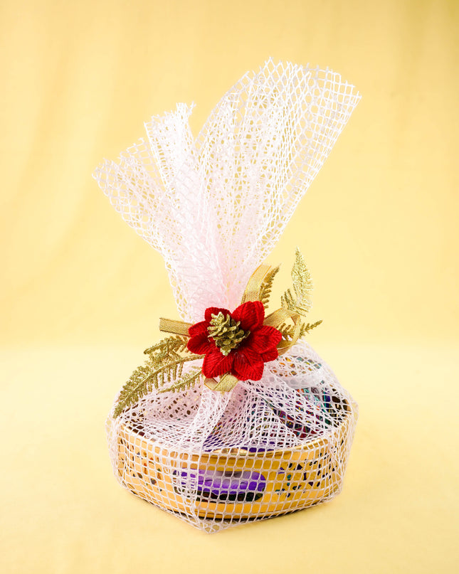 Combo: Tray with Peacock Tray, Jar, Diya with Trousseau Packing - WGC0158