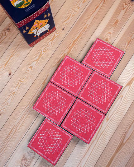 Diya Pack 1 | Aishwarya Kolam Manai - Set of 6 - WH0024