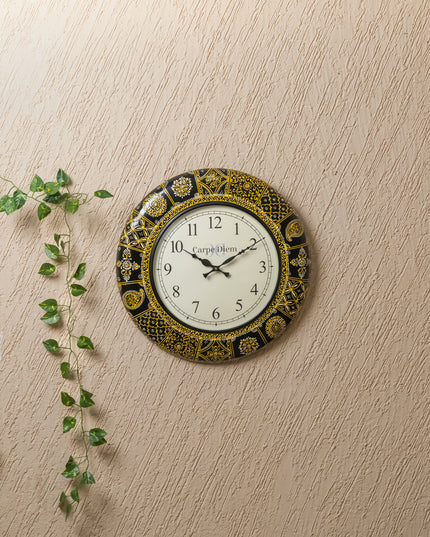Wall clocks - Hand painted Floral Design (18 inch) - WL0435
