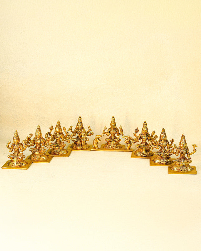 Brass Ashtalakshmi Idols - WL0474-2