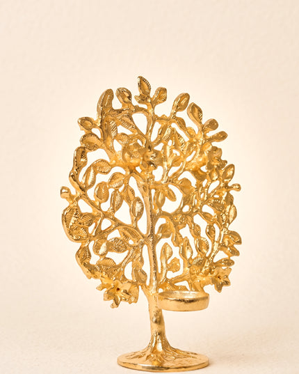 Brass Kalpavriksha with T-Light Holder - WL0587-2