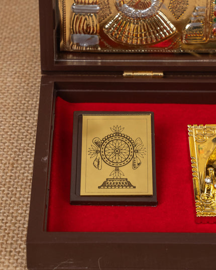 Paduka Prayer Box (Large) - Tirupathi Balaji Padmavathi Thayar - WL0601-6