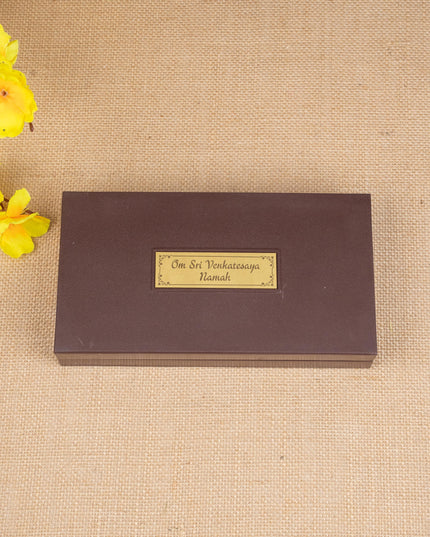 Paduka Prayer Box (Large) - Tirupathi Balaji Padmavathi Thayar - WL0601-6