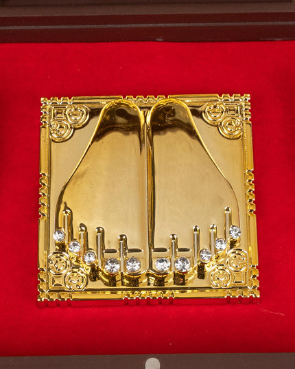 Paduka Prayer Box (Large) - Tirupathi Balaji Padmavathi Thayar - WL0601-6