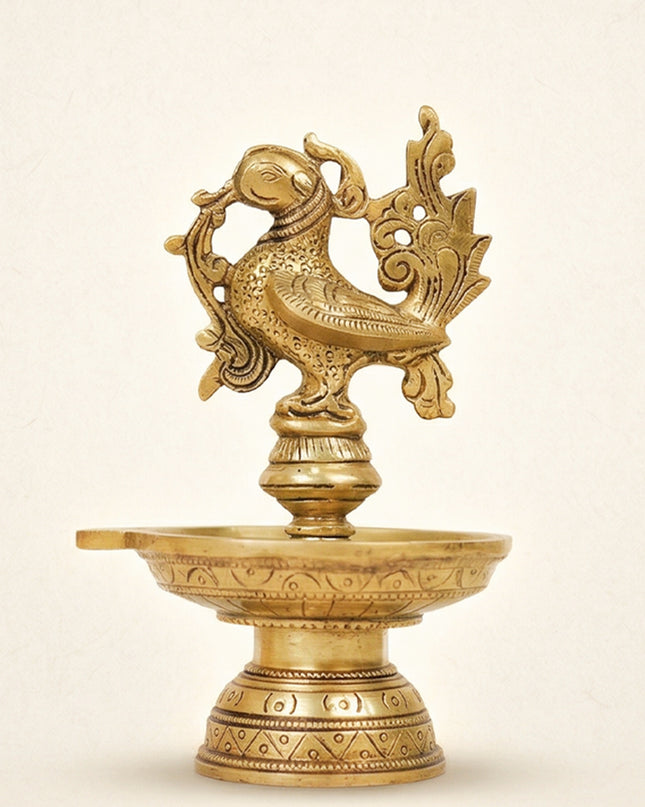 Brass Annapakshi Diya - WL0931