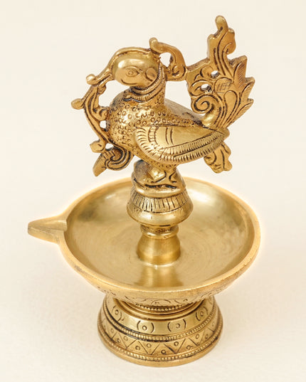 Brass Annapakshi Diya - WL0931