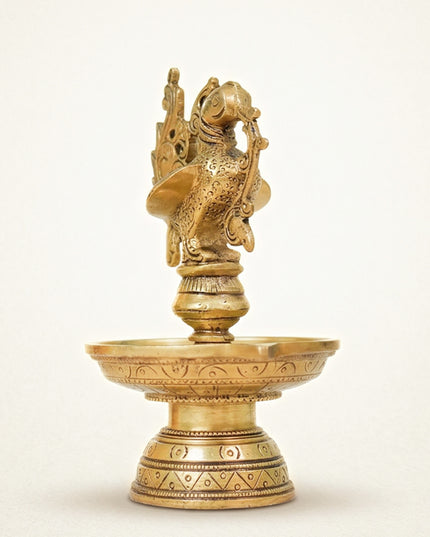 Brass Annapakshi Diya - WL0931