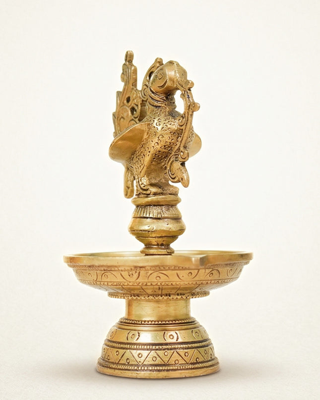 Brass Annapakshi Diya - WL0931