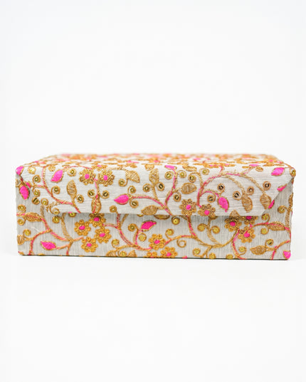 Floral Designed Jewellery Holder - (12x7) - WL1038