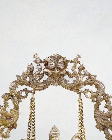 Brass Radha Krishna in Swing - WL1053