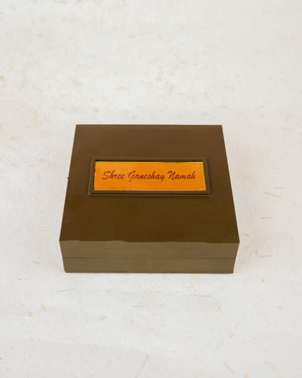 Gold Plated Prayer Box - Small - WL1093