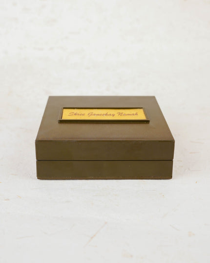 Gold Plated Prayer Box - Small - WL1093