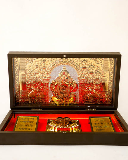 Gold Plated Prayer Box Large - WL1094