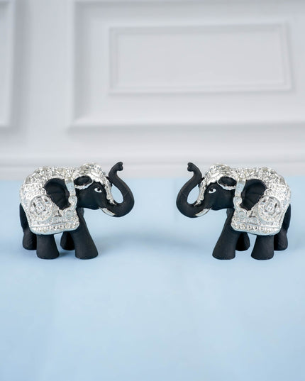 German Silver - Baby Elephant 1.5 inch ( Set of 2 ) - WL1292