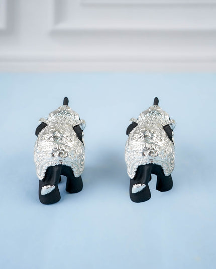 German Silver - Baby Elephant 1.5 inch ( Set of 2 ) - WL1292