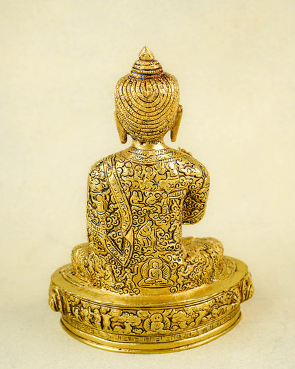 Brass Buddha Blessing Idol - WL1573