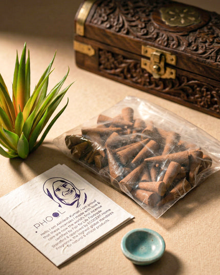 Organic Aromatic Incense Cones - WL1656
