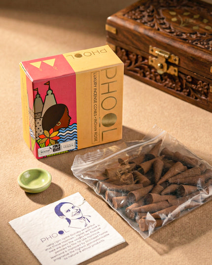 Organic Aromatic Incense Cones - WL1656