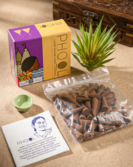 Organic Aromatic Incense Cones - WL1656