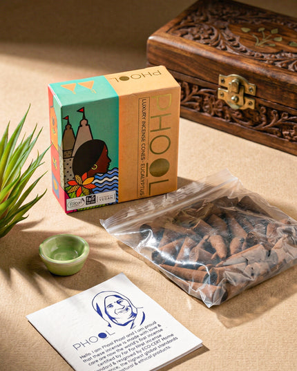 Organic Aromatic Incense Cones - WL1656