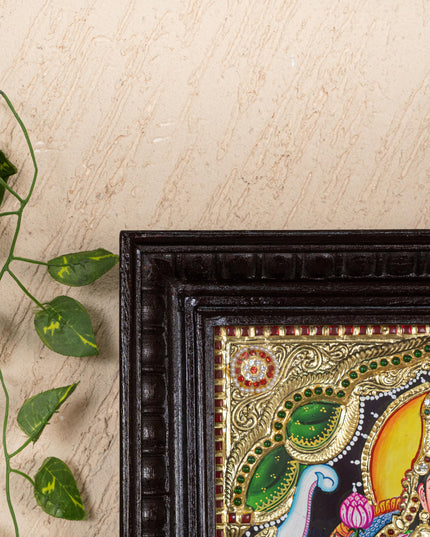 Tanjore Painting - Gajalakshmi - Semi Embossed - 15x12 inch - WL1732