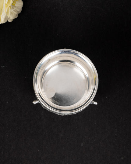 German Silver Elephant Leg Bowl - WL1895