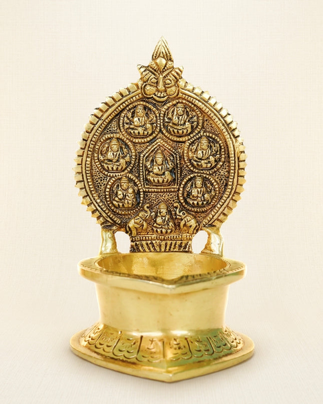 Brass Ashtalakshmi Diya - WL2082