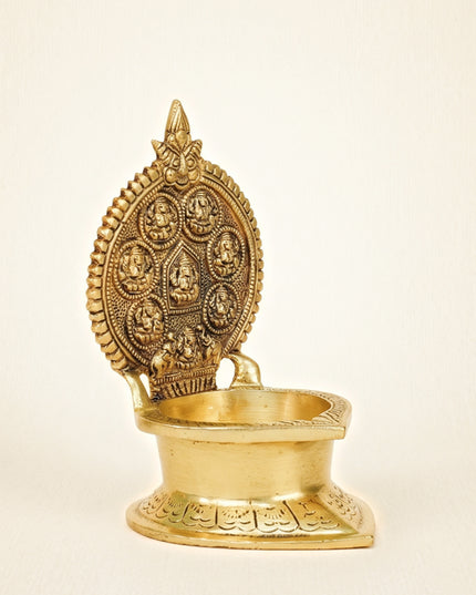 Brass Ashtalakshmi Diya - WL2082