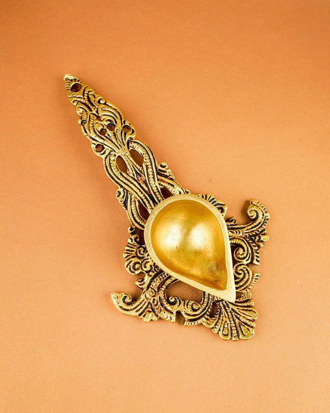 Brass Aarti Diya - WL2089-2