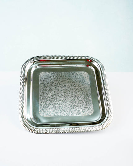 Brass Glass Set with Tray - WL2222