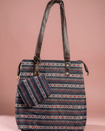 2 in 1 hand bag & clutch hand purse - Ikkat - WL2271