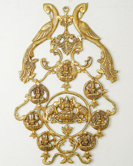 Brass Ashtalakshmi Wall Hanging - WL4629