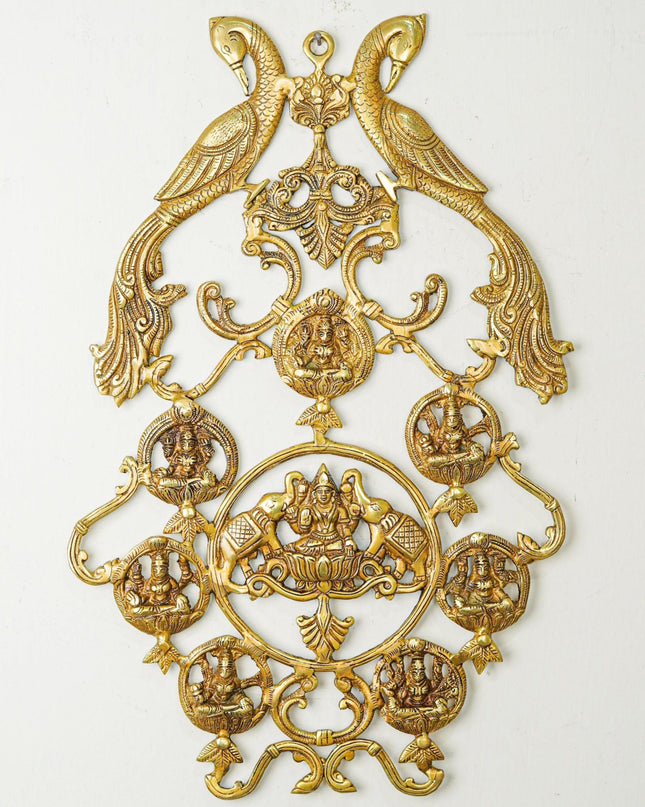 Brass Ashtalakshmi Wall Hanging - WL4629
